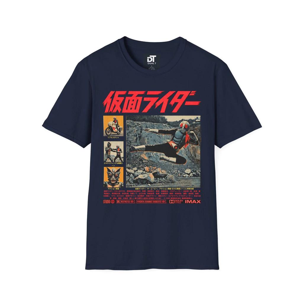 Kamen Knight Shirt Retro Style Japanese Special Photo Unisex Pattern Tshirt Masked Knight Poster Pattern Tshirt Mens Tshirt