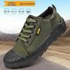 New Star Generation Slip-Resistant Work Shoes - Durable, Breathable, Puncture-Resistant Canvas with Soft Sole for Construction and Training.