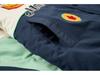 Chaqueta de Béisbol Patchwork de Dibujos Animados de Moda para Hombre - Otoño de Corte Holgado con Cuello Alto