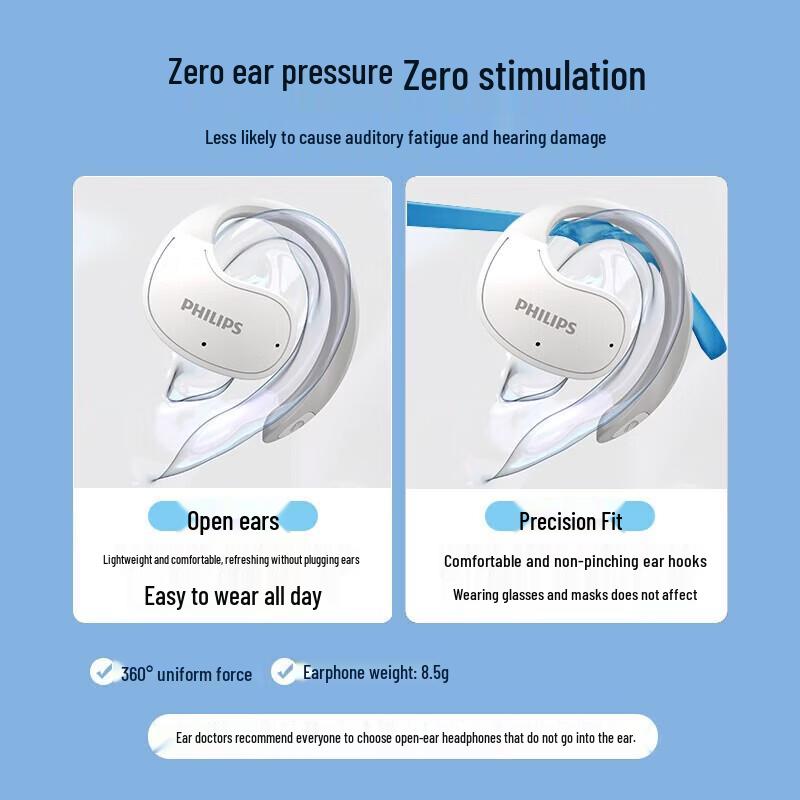 Philips TAT2708 Open-Ear Sports Bluetooth Headset