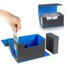 HG CHASING TRIBE Deck Case, Trading Card Case for Magnetic Loaders, PU Leather, Holds 23 Magnetic Loaders, Holds 450+ Cards, Large Capacity, Sleeve Co