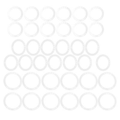 3 Sets Drawing Circle Tool Plastic Waterproof Bracelet Painting Round Measuring Ruler