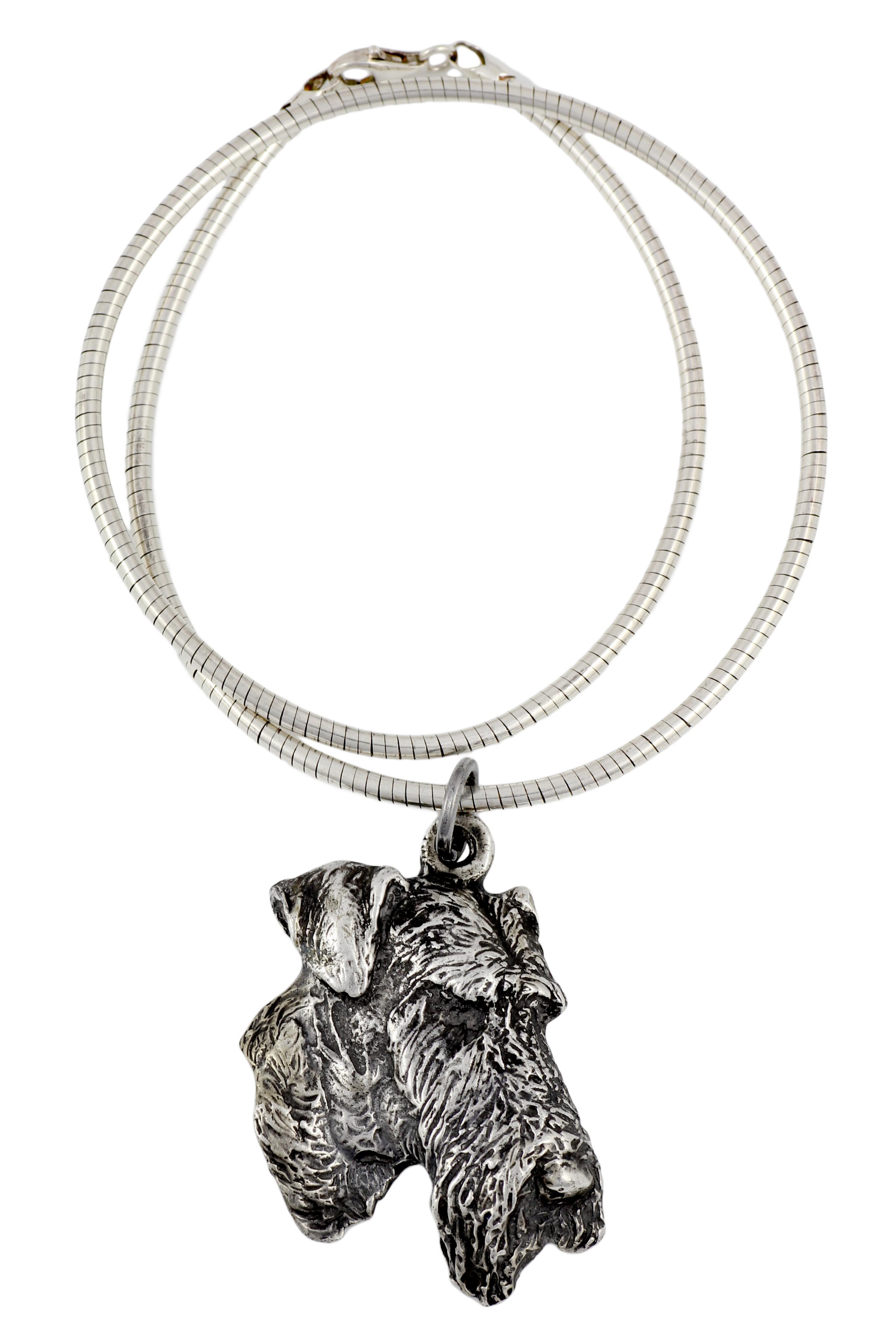 

Airedale Terrier, Bingley Terrier - Dog necklace, unique jewellery for the dog fan, unique adder pendant by Art-Dog brand