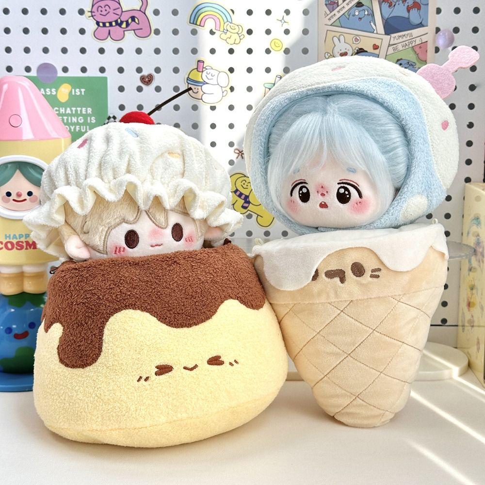 Dessert Party Series Cotton Doll Dress No Attribute Set 20cm Doll Headwear  Party Series