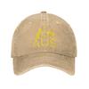 Australia Kangaroo and Emubird Baseball Caps Vintage Distressed Denim Aus Aussie Snapback Cap for Unisex Women Outdoor Soft Hat