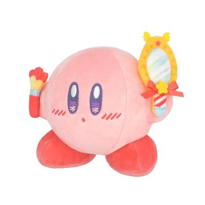 Sanei Boeki Kirby das Estrelas Kirby Happy Morning Pelúcia Maquiagem Fingir L14 x P9 x A11cm Brinquedo de Pelúcia (Kirby) KHM-01
