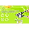 Hochleistungs-Zitronenpresse aus Edelstahl - Manuelle Zitruspresse für Zitrone, Orange & Limette Mühelose Handpresse Fruchtsaftbereiter