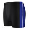 Men's Plus Size Quick-Dry Color Block Swim Trunks - Anti-Embarrassment Beach Boxer Briefs