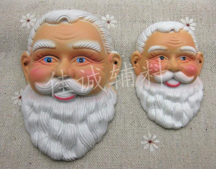 Santa Claus Masks: Cross-Border Christmas Decorations, Plastic Face, Multiple Specifications