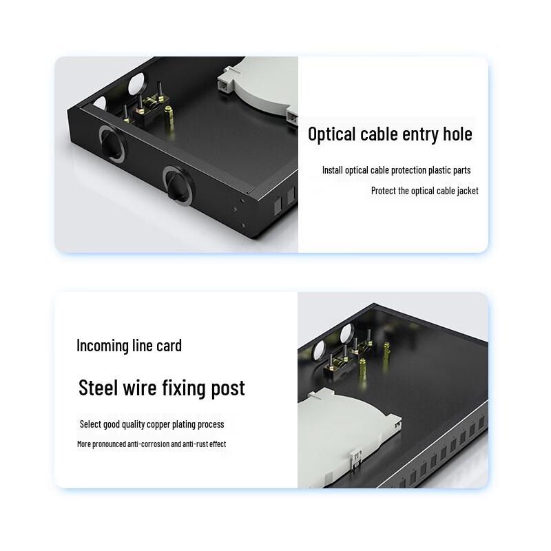Shengwei SC 24-Port Gigabit Multimode Fiber Optic Terminal Box