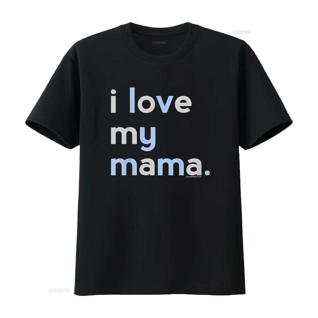Kids I Love My Mama T Shirt Mom Boys Mothers Day s Ideas Black XL vintage Washed Top For Everyday Wear Unisex designer clothes