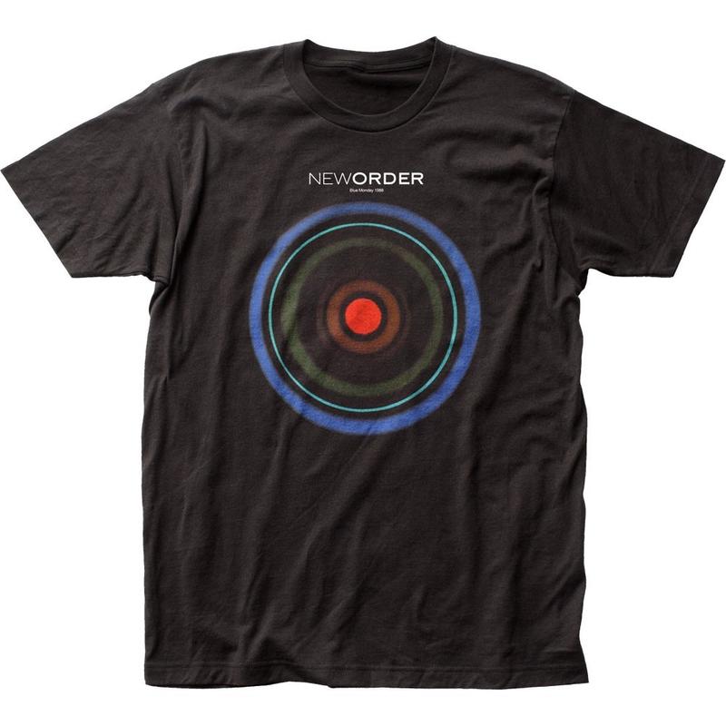 New Order Blue Monday Unisex T-shirt Music Classic Concert Rock Band New Black XXL