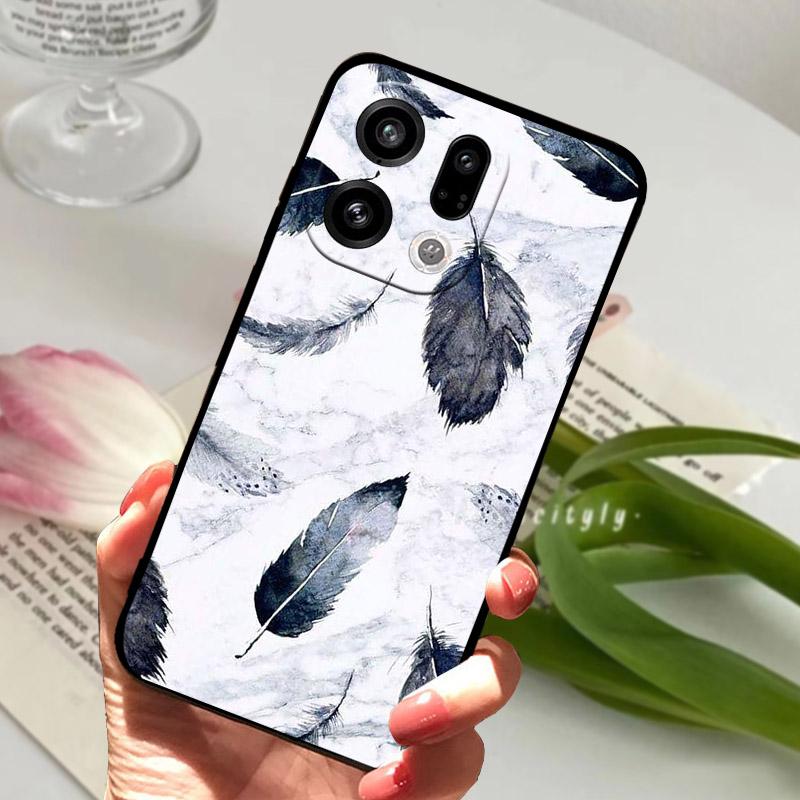 Hülle Für Oppo Find X9Pro X9 Weiche Silikon-TPU-Abdeckung Für OPPO Find X 9 FindX9 Pro Kameraschutzschale Stoßfester Stoßfänger PLJ110