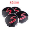 4PC 52/56MM Car Badge Wheel Center Hub Caps Cover Sticker Auto Refit Decal for Mini Cooper S R50 R52 R56 R57 R58 R60 F60 F56 F54