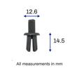 10Pcs Exterior A-Pillar Clips LR033144 For Land Range Rover & Range Rover Evoque