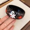 Europe American Style Halloween Acrylic Bangle Pumpkin Skull Hand Ring  Girls