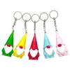 Pachet de 5 brelocuri spiriduș de Crăciun Ornamente din plastic DIY Decorațiuni multi-scop pentru chei spiriduș Pentru decorațiuni de sărbători Brelocuri Cadouri