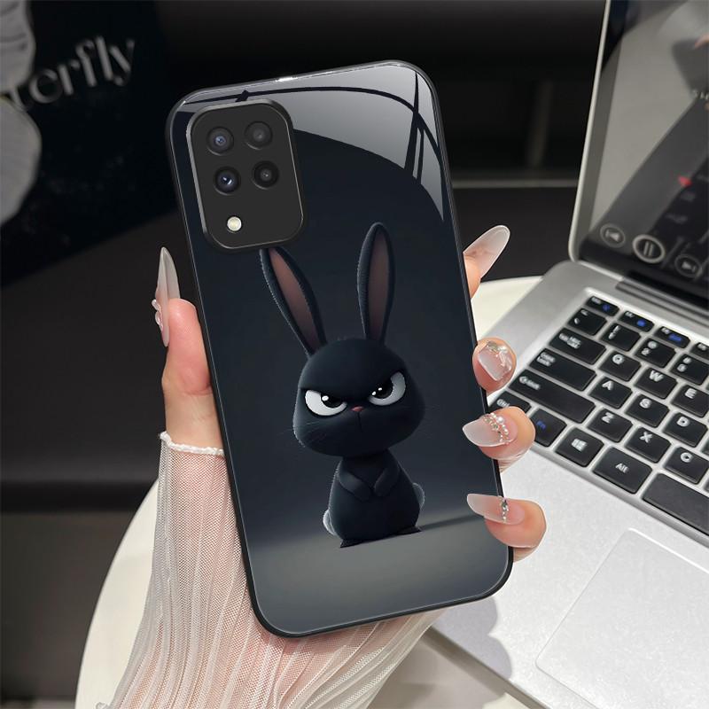 For Samsung M33 M53 Phone Case Trendy Fantasy Design Tempered Glass Hard Bumper For Galaxy M 33 M 53 Full Protection Back Covers