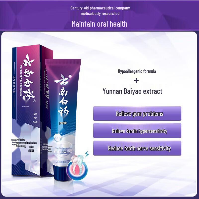 Yunnan Baiyao Mint Gum Care & Sensitivity Toothpaste