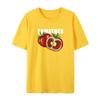 Summer Fashion Tomato Retro Men's English Letters 100% Cotton Round Neck High Quality Casual Fitness Street European T-Shirt