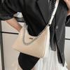 Versatile chain small bag women's new fashion diamond underarm bag summer simple commuter shoulder bag