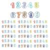 100Pcs Anti Slip Fancy Paperclips Numbers Style Small Paper Clips Cute Paperclips  Study