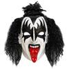 Gene Kiss Simmons Full Mask Rock Band Halloween Cosplay Props Material Latex