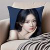 Fashion and elegant Chinese actress YYang Zi Cushion Cover Pillowcase Antidustmite Invisible Zipper Short Plush Sofa Cushion