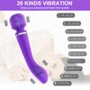 20 Speeds Powerful Vibrator AV Magic Wand Dildos Sex Toys For Women Couples Clitoris Stimulator G spot 2 Motor Toys for Adult 18