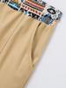 2025 Men's Summer Color Block Print Two-Piece Set: Zipper Short Sleeve Top & Shorts