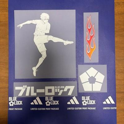 Blue Lock x Adidas 2026 Japan Heat Transfer Sticker Yoichi Isagi Limited