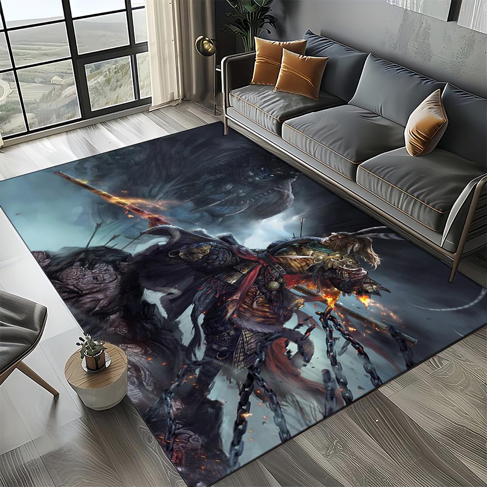 3D Black Myth Wukong Apekungen Tecknad Spelmatta för Sovrum Vardagsrum Hem Soffa Dekoration, Barninredning Golvmatta