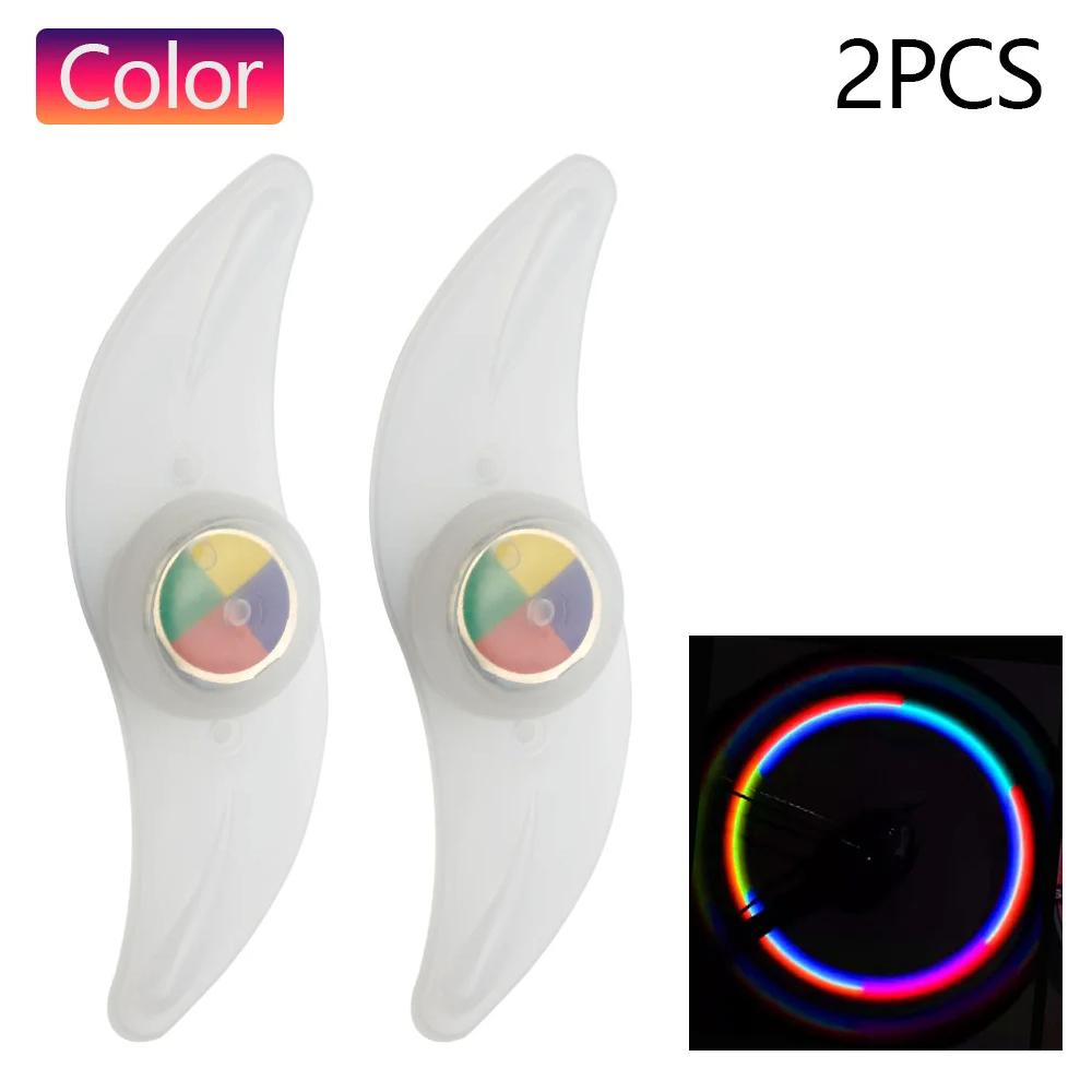 Vodotěsné světlo na dráty kola - 3 režimy pro bezpečnost a viditelnost - Snadná instalace - Ideální pro horská a silniční kola