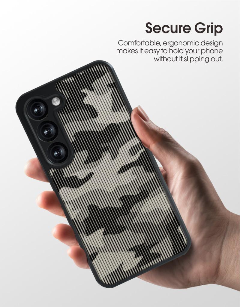 Samsung Galaxy A14 Rugged Camo Case with Strap