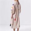 2024 Autumn/Winter Women's Loose Printed Lantern Sleeve Dress