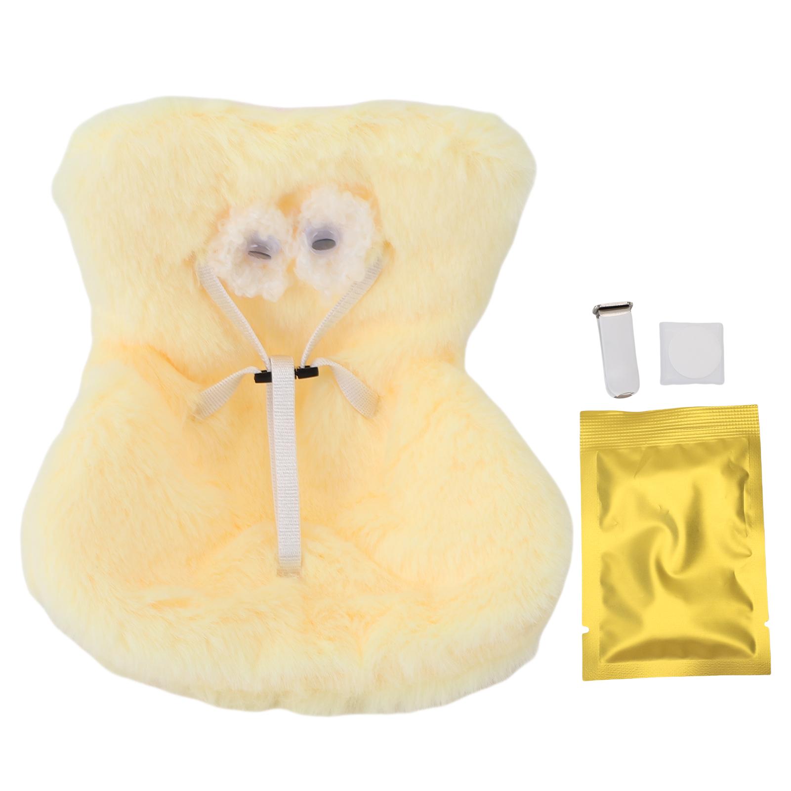 

Doll Car Seat for Car Air Vent Cute Functional Soft Furry Safety Car Seat Ornament Decoration Displa Yellow