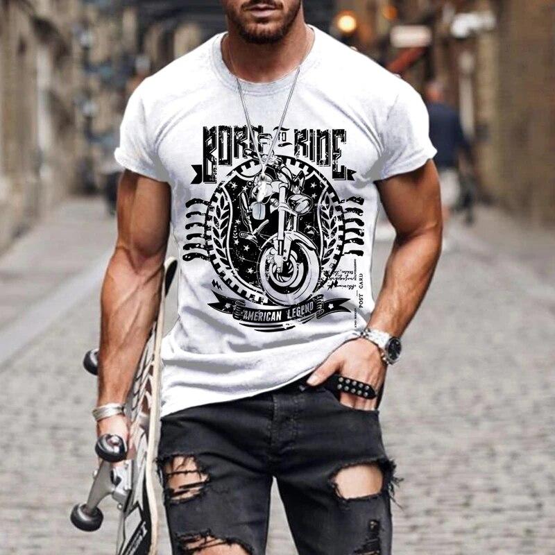 Мужская футболка с изображением мультяшного автомобиля — фото 7