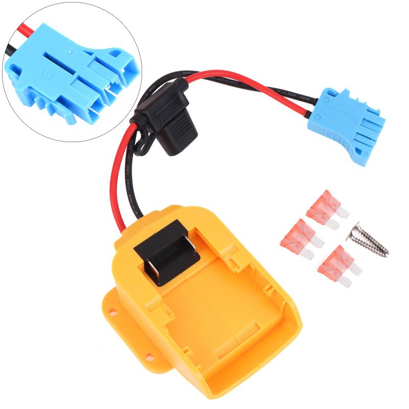18V Li-Ion Battery Adapter Connector With Wiring Harness For Diy Power Tools And Toys Modification Upgrade A3