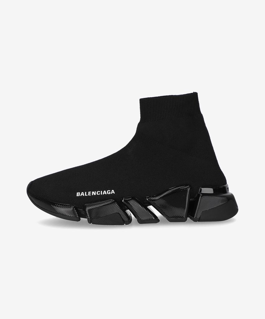 Balenciaga Speed 2.0 Recycled Knit Sneakers - Black / 617196W2Dc31000