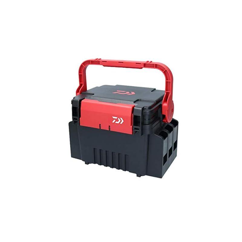 Used DAIWA Tackle Box TB3000 Black/Red Fishing Box