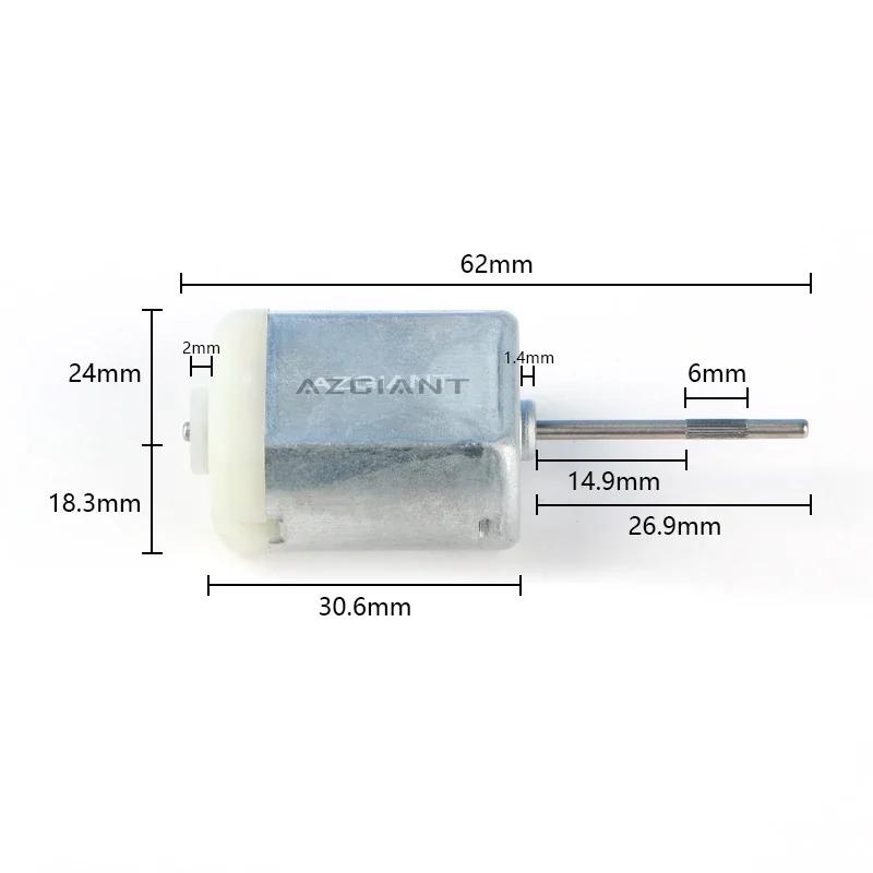 5 pcs Car Door Lock Motor 27mm Round Flat Shaft Car Auto Motor rearview Mirror motor FC280PC FC-280 8-16V