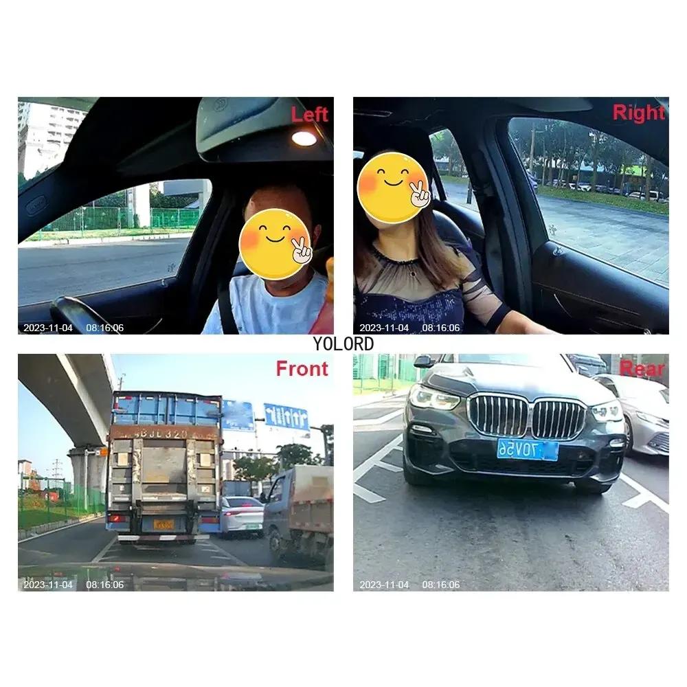 4 Channel Dash Cam 1080P 4 Cameras CAR DVR Recorder Video Rcorder Vehicle Black Box