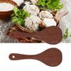 2 Pcs Solid Wood Cooking Spatula Long Handle Kitchen Scoop Cooking Utensil  Stir-frying