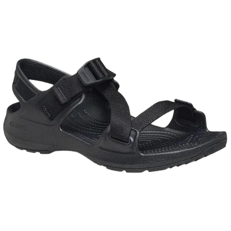 Crocs Unisex Black Hiker Simple Open Toe Outdoor Breathable Beach Sandals 212711-060