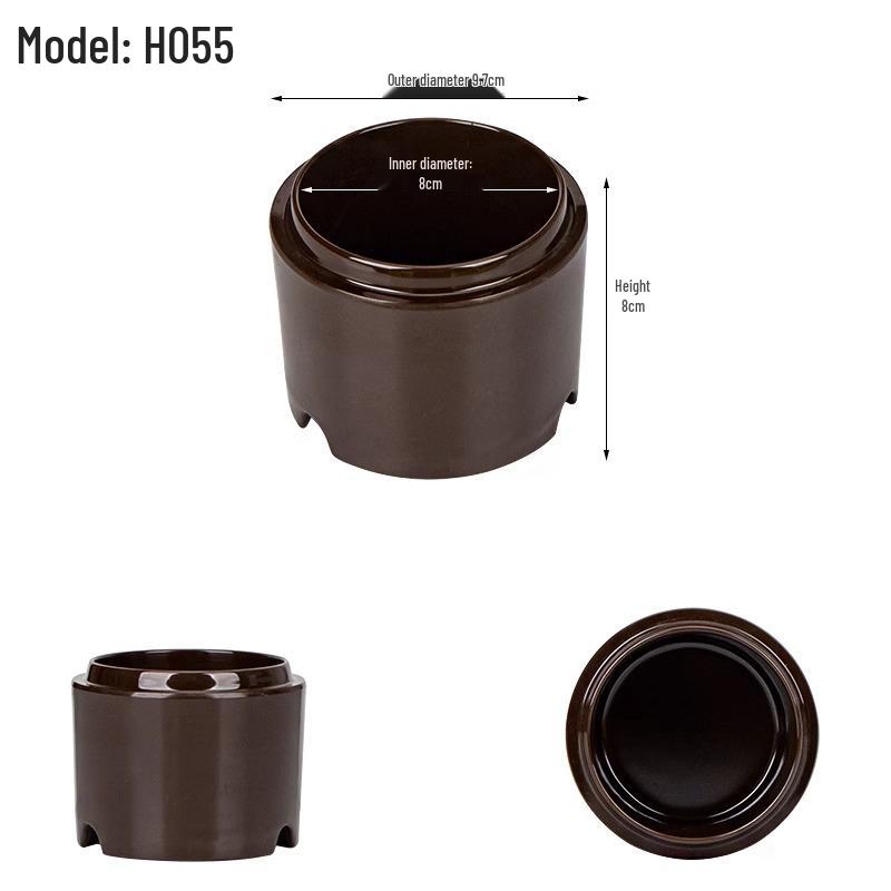 Rotating Melamine Hot Pot Side Dish Bowl for Skewer Self-Service Restaurants - Stackable and Creative Design
