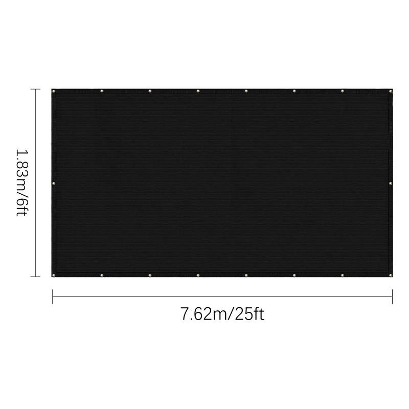 Privacy Screen Fence 6 X 25 Ft Windscreen Fencing Cover Fence Privacy Screen For Wall Garden Yard Backyard 40 Cable Ties