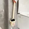 Silikon Toilettenbürste für Haushalt Wandmontiert Badezimmerreinigung Toilettenbürste zum Waschen von Toiletten