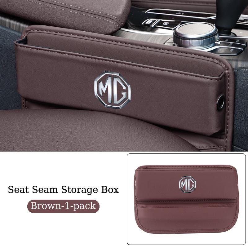 

1/2pcs PU leather Car Seam Storage Box For Morris Garages MG 6 3 5 7 TF ZR ZS HS GS GT Hector RX5 RX8 550 350 Gundam