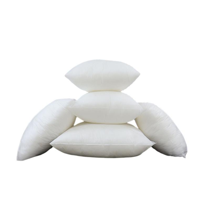 White Pillow Core Non-woven Pillow Liner Soft Fluffy High Rebound Filling Bedroom Sofa Hotel Office Car Cushion Various Sizes