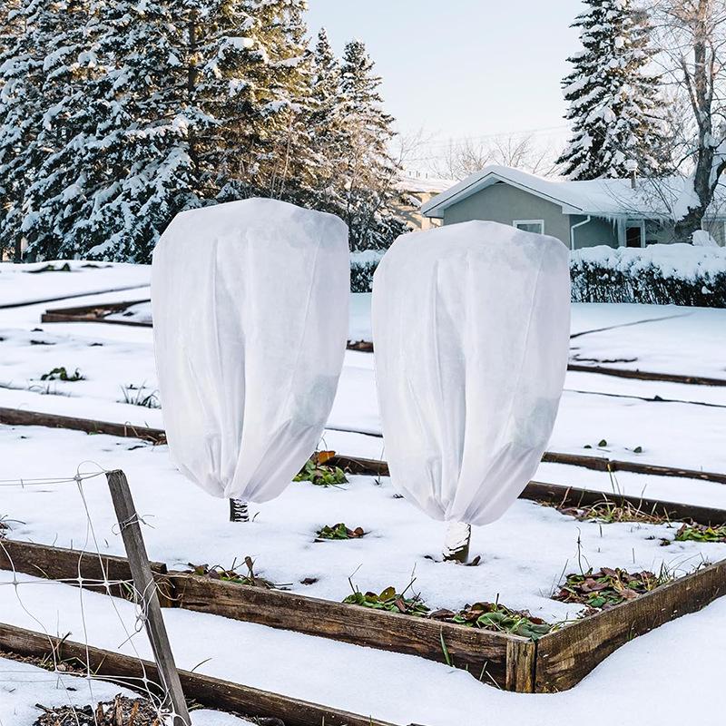 Winter Anti-Freeze Non-Woven Protective Cover with Insect-Proof Drawstring